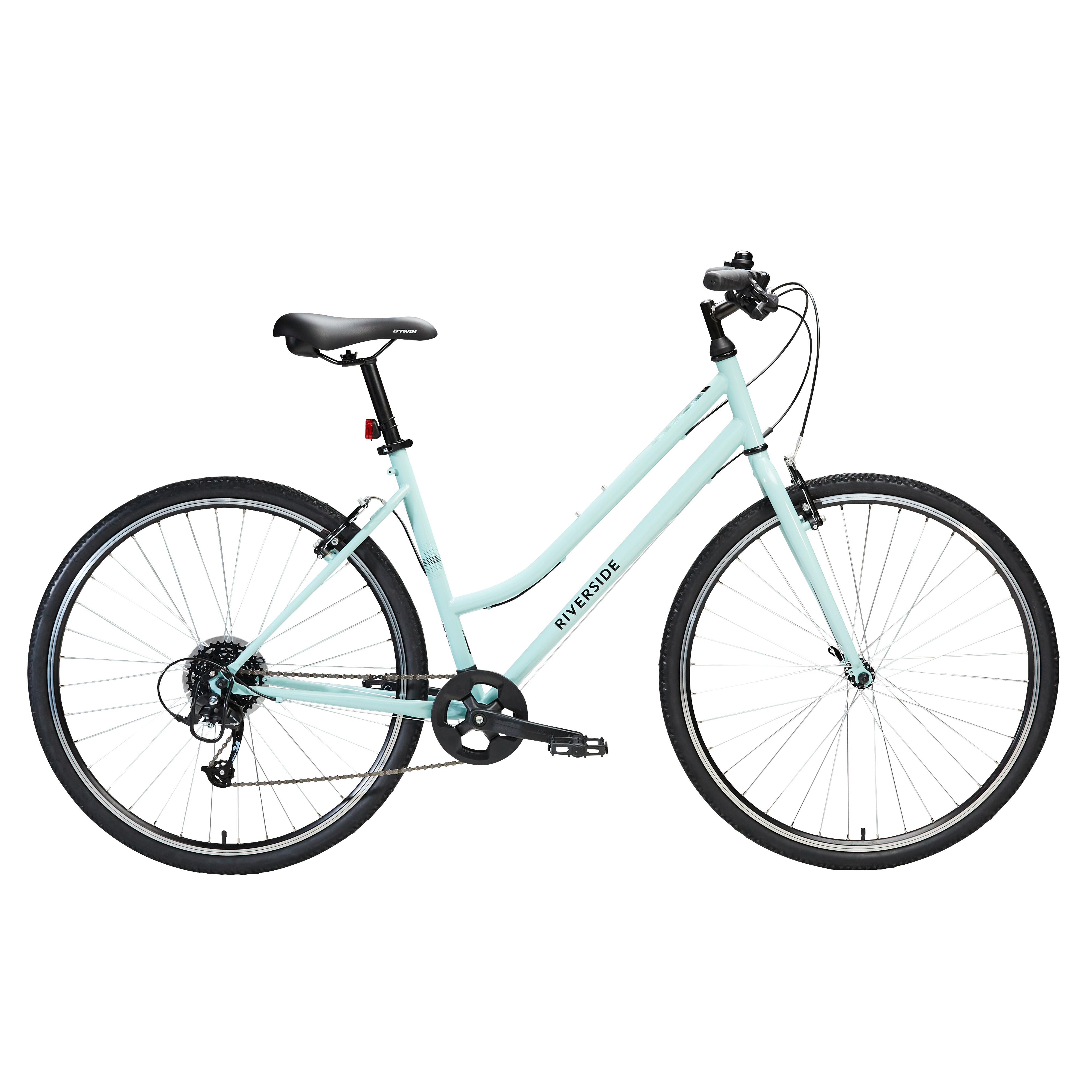 Velo tout chemin Riverside 120 enjambement bas vert pastel Avis